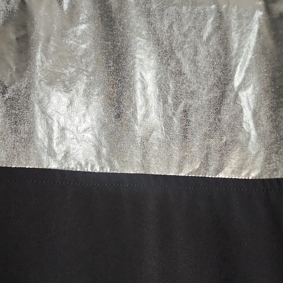 Women's Black and Silver Hoodie Jacket - Picture 5 of 5